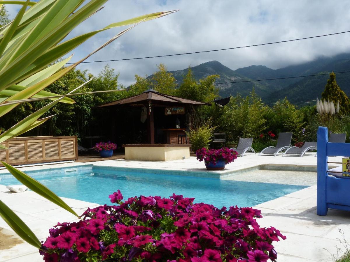 Les Bambous B&B Levens Exterior foto